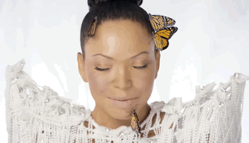 teaforyourginaa:  micdotcom:  Watch: Tisha Campbell-Martin writes her rapist’s apology on her body in stunning new “Steel Here” video   this is so beautiful 