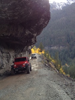 justemoinue2:  On the shelf, Ouray, Colorado 