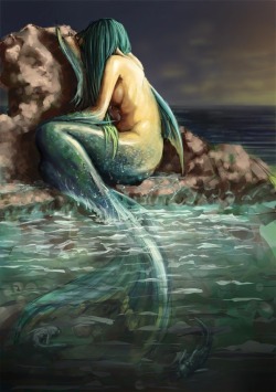 mermaidscorner:  Blue.