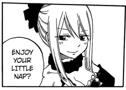 ayum23:  The bedroom eyes Lucy gives Natsu are getting out of