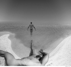 3motenors:  Ed Freeman Photography. Male Nude, Salton Sea 