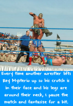 wwewrestlingsexconfessions:  Every time another wrestler lifts