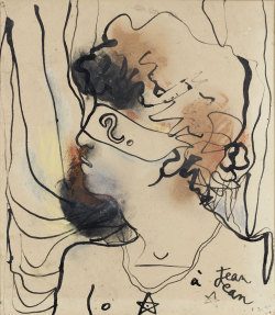 netlex:  Jean Cocteau (1889-1963) - Portrait les yeux bandés