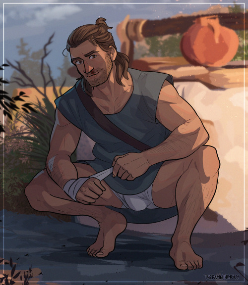 thedamnthinguy:Long time no see! Have an Alexios I drew a few