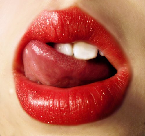 “Kiss me…” and “Lick” by Helen Carter [ more lips: x ]