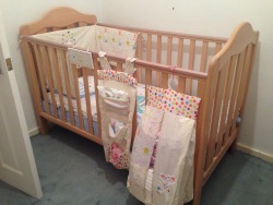 abjane:  Today I put my cotbed up and made the spare room into my nursery :D 