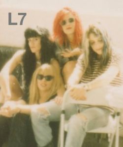 suzisafari:  L7 before their photo shoot for Vogue Magazine