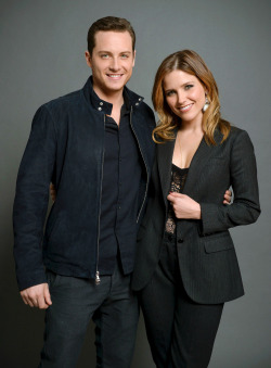 varietyofwords:  Jesse Lee Soffer and Sophia Bush attend the