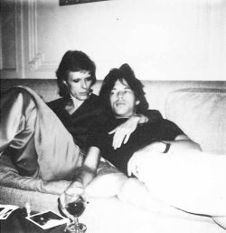slaughteredsheep:  David Bowie w/ Mick Jagger