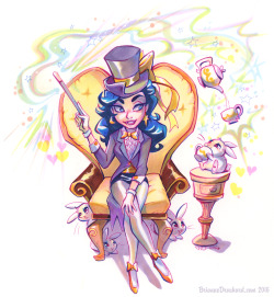 briannedrouhard:Zatanna for the Women of DC gallery show at the