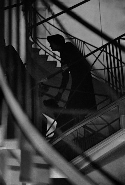  Coco Chanel watching her Défilé, Paris, 1958. Photo by Frank