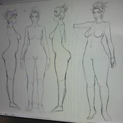 javiermtzspace:  Main character design in process 