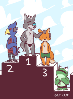 cat-boots:  ravenworks requested a starfox swimsuit competition!