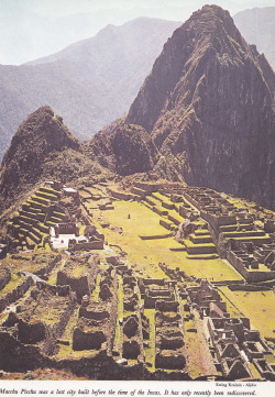 plant-scans: Macchu Picchu, The children’s picture atlas,