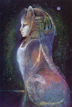 hourglassofblacktears:   Susan Seddon-Boulet >> Bastet.