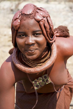 Namibian Himba girl, by Georges Courreges.