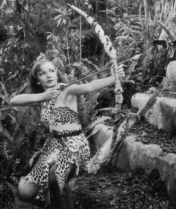 Claudette Colbert plays Jungle Girl in “Four Frightened People”