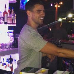 wtwhiteytighties:  Our Favorite Bartender inBeautiful Downtown