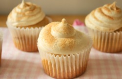 foodffs:  Snickerdoodle Cupcakes  SHIT