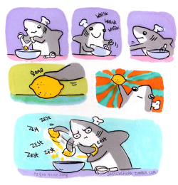 sketchshark:  Baking with Bruce.