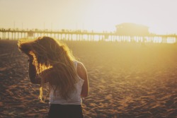 iammrbillabong:  Sunset at Huntington Beach, California