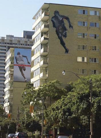 Shadow of a runner (awesome street art)