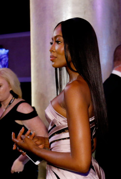 celebsofcolor: Naomi Campbell attends the 74th Annual Golden
