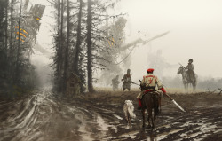 jakubsan:  ‘they feed and defend’new  painting from my ‘1863
