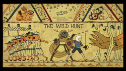 The Wild Hunt - title carddesigned by Sam Aldenpainted by Joy