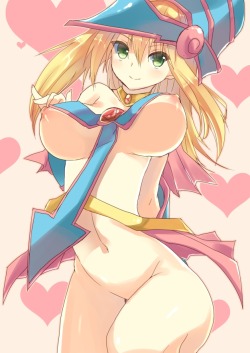 loving-da-hentai:Let her use her magic on you -Dark Magician