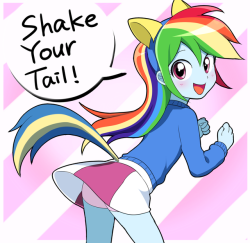 What Color panties would rainbow dash wear? hmmm …