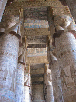 professortophat:  karamazove:  Temple of Hathor, Dendera, Egypt