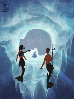 squidwithelbows:AU where the water tribe is really underwater.