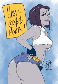 ironbloodaika:  pinupsushi:  “@$$” month should be a national