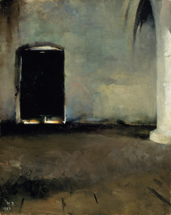 amare-habeo:Helene Schjerfbeck (Finnish, 1862–1946)The Door