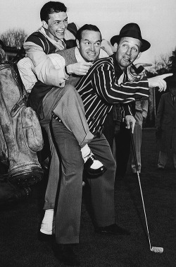 back-to-the-40s:  Frank Sinatra, Bob Hope and Bing Crosby. 