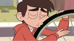 svtfoeheadcanons:  [prediction] Marco kissing the bike is from “Star