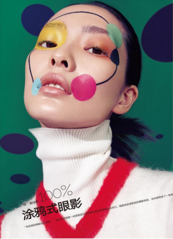 wgsn:  Surreal, geometric beauty goals from COCO Beauty. Dot