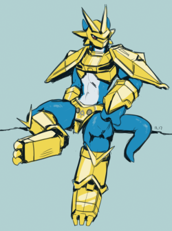 aetherv0x:i wanted to try my hand at drawing them but…. armor…?