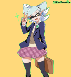 zeromomentai:  Marie all ready for School  Remember to vote