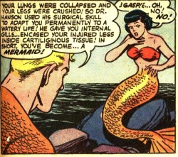 vintagegal:  Lois Lane as a mermaid in Lois Lane Annual #1 (1962)