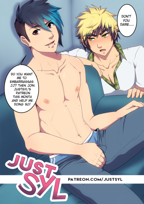   Yay! Here comes more original content! Remember JJ, the cute blonde? Well I’m glad to introduce Devy, his best friend! Devy looooves teasing JJ~Please consider supporting me for the uncensored version and pack! https://www.patreon.com/justsyl