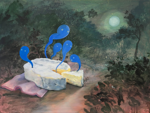 polkadotmotmot:Wim Legrand - Midnight-blue-cheese, 2019