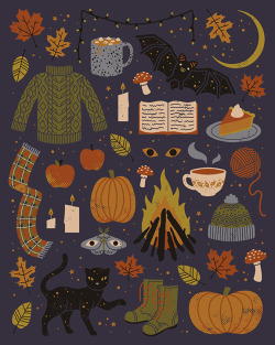 lordofmasks: Autumn Nights | Camille Chew A cozy, spooky, fall