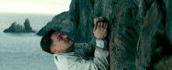 starfleetofficial:  Leonardo DiCaprio climbs nearly 90 degree