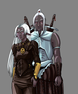 vampyrrhicvictory:  Drowcember day 1: drow women. Viervaynrae