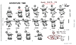 Kickflip poses from Dark Purple by storyboard supervisor Erik