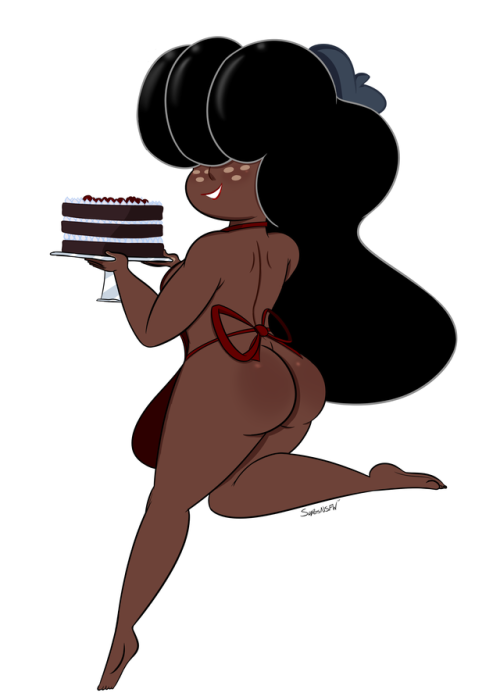 superionnsfw: My Entry in Lewd-Acris’ Bake Sale Collab Felt like Mrs. Simmons was an appropriate choice.  