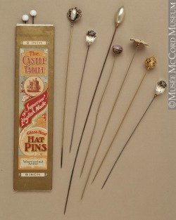 edwardian-time-machine:  Hatpin About 1910, 20th century Source