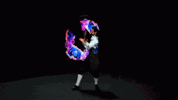 royce-the-arctic-fox:sixpenceee:A LED pixel staff. This unique